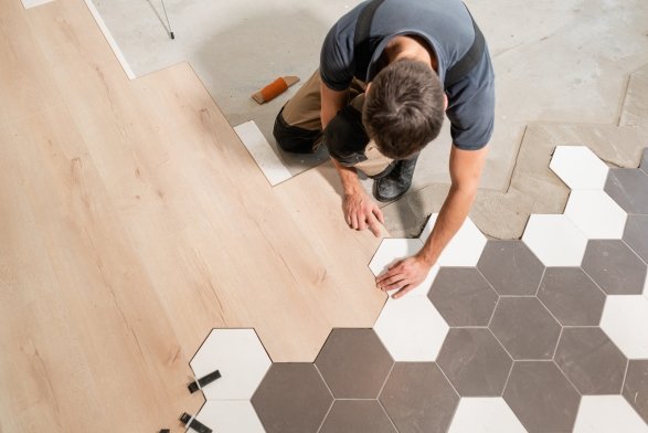 Flooring installation services in Roscoe, IL